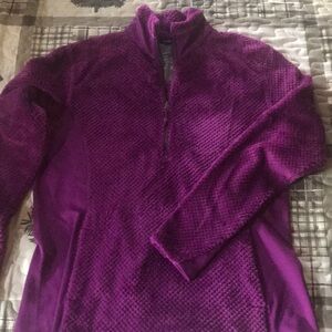 White Sierra Woman’s Anorak Fleece Jacket,  size L